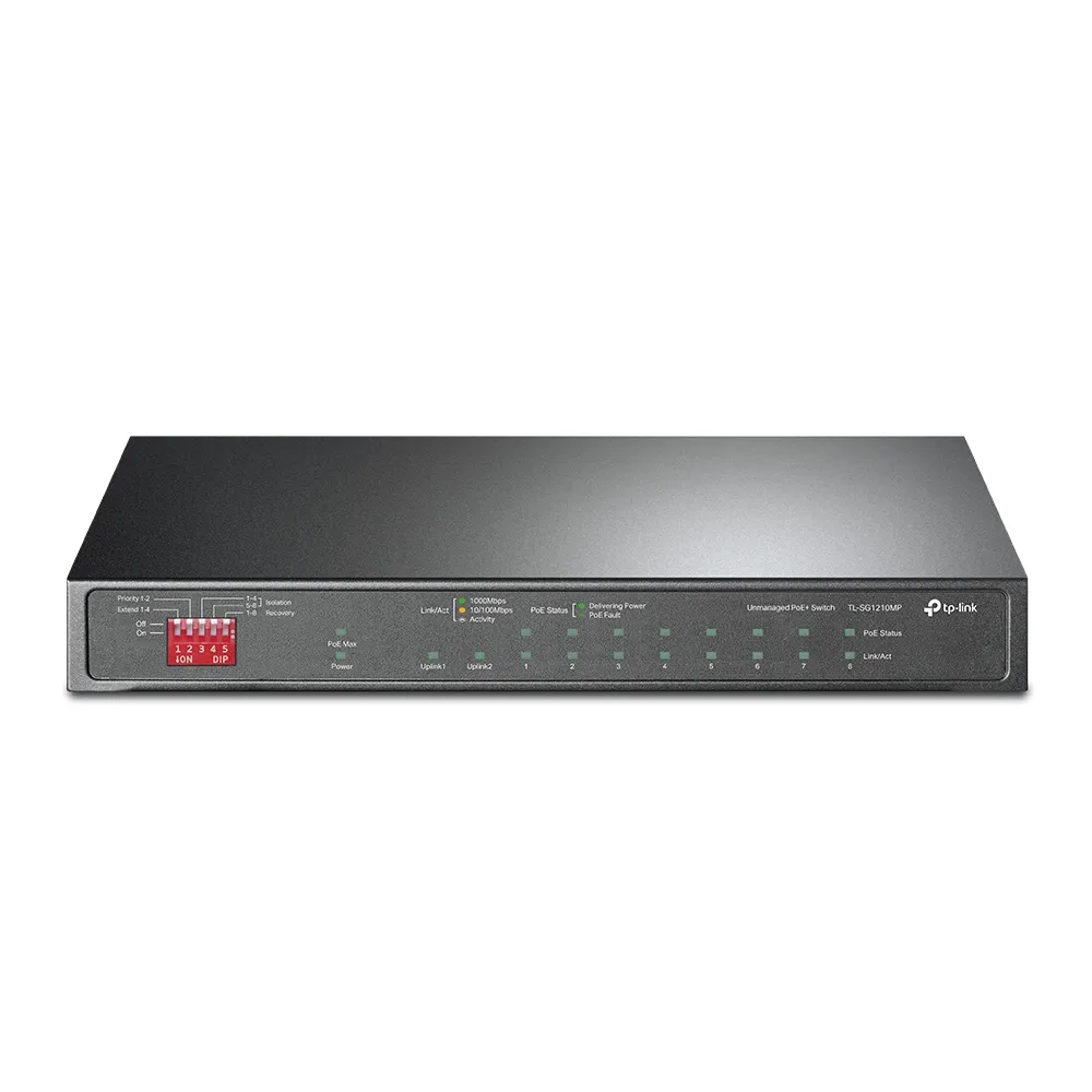 TP-LINK TL-SG1210MP 10-PORT GB DESKTOP POE+ SWITCH