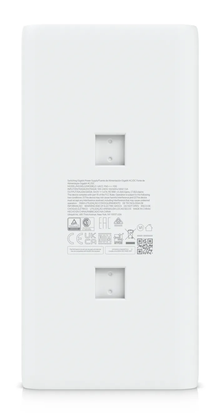 Ubiquiti UACC-POE+++-10G 10G PoE -adapter 90W, vit