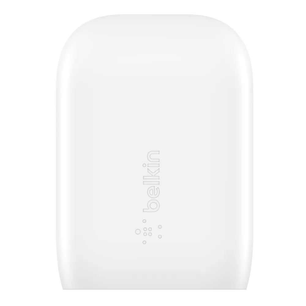 30w USB-C PD PPS Wall Charger, White w/1m PVC C-C cable