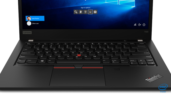 Lenovo 14" IPS ThinkPad T490. 512GB M.2 SSD, 4G/LTE, Win 10 Pro - b&auml;rbar dator