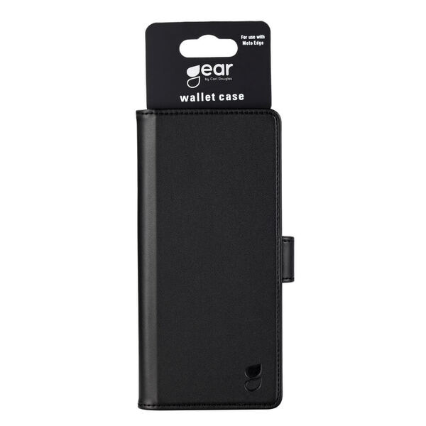 GEAR Wallet, Moto Edge -lompakkokotelo, Musta