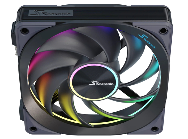 Seasonic MagFlow ARGB 120mm - case fan, black, 3pcs
