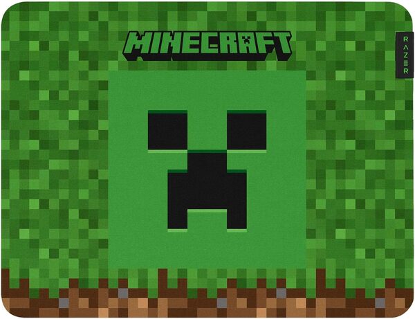 Razer Gigantus V2 Medium Minecraft Edition Gaming Mousepad, 360x275 mm, Green