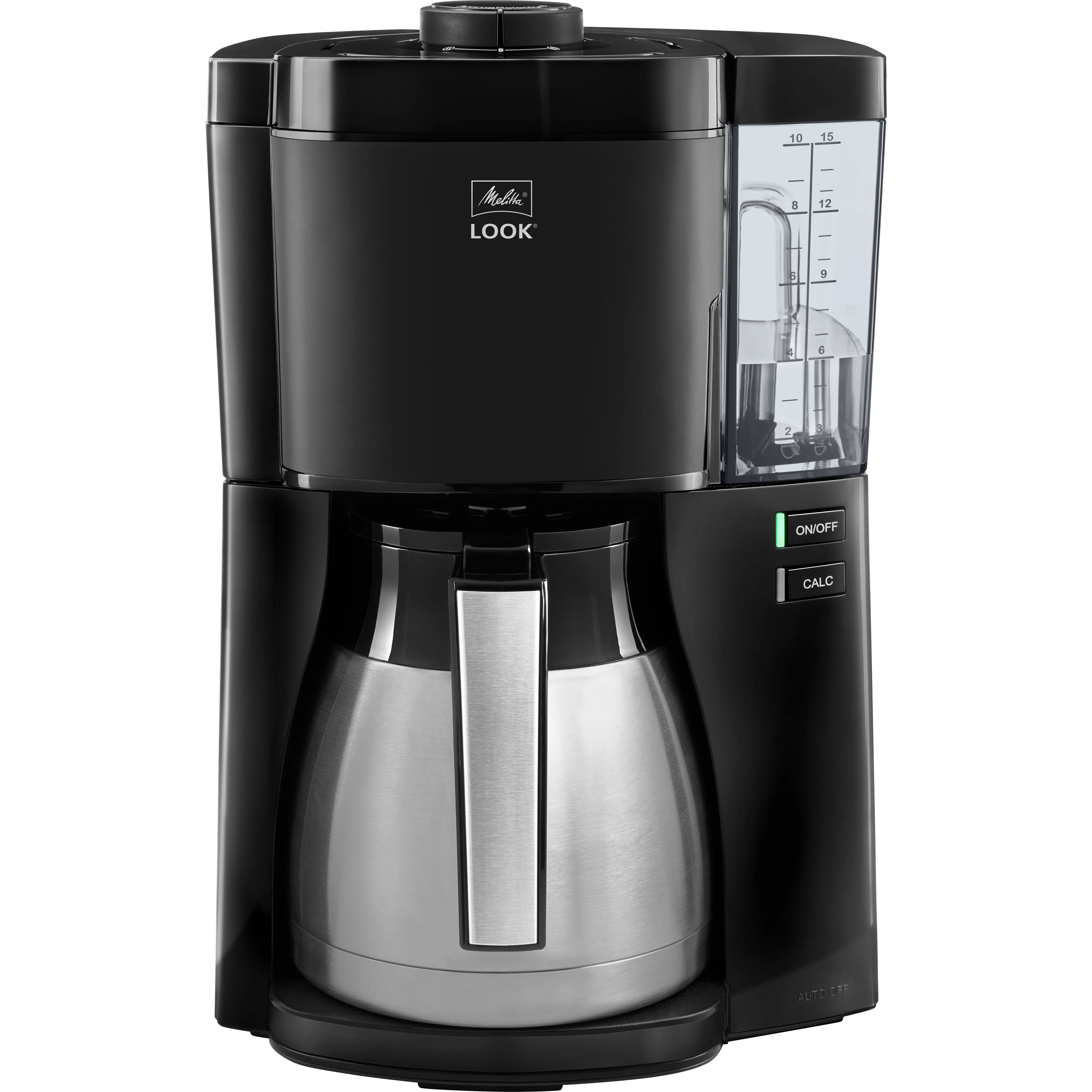 Melitta LOOK Therm 15 cups Coffee Maker, Black