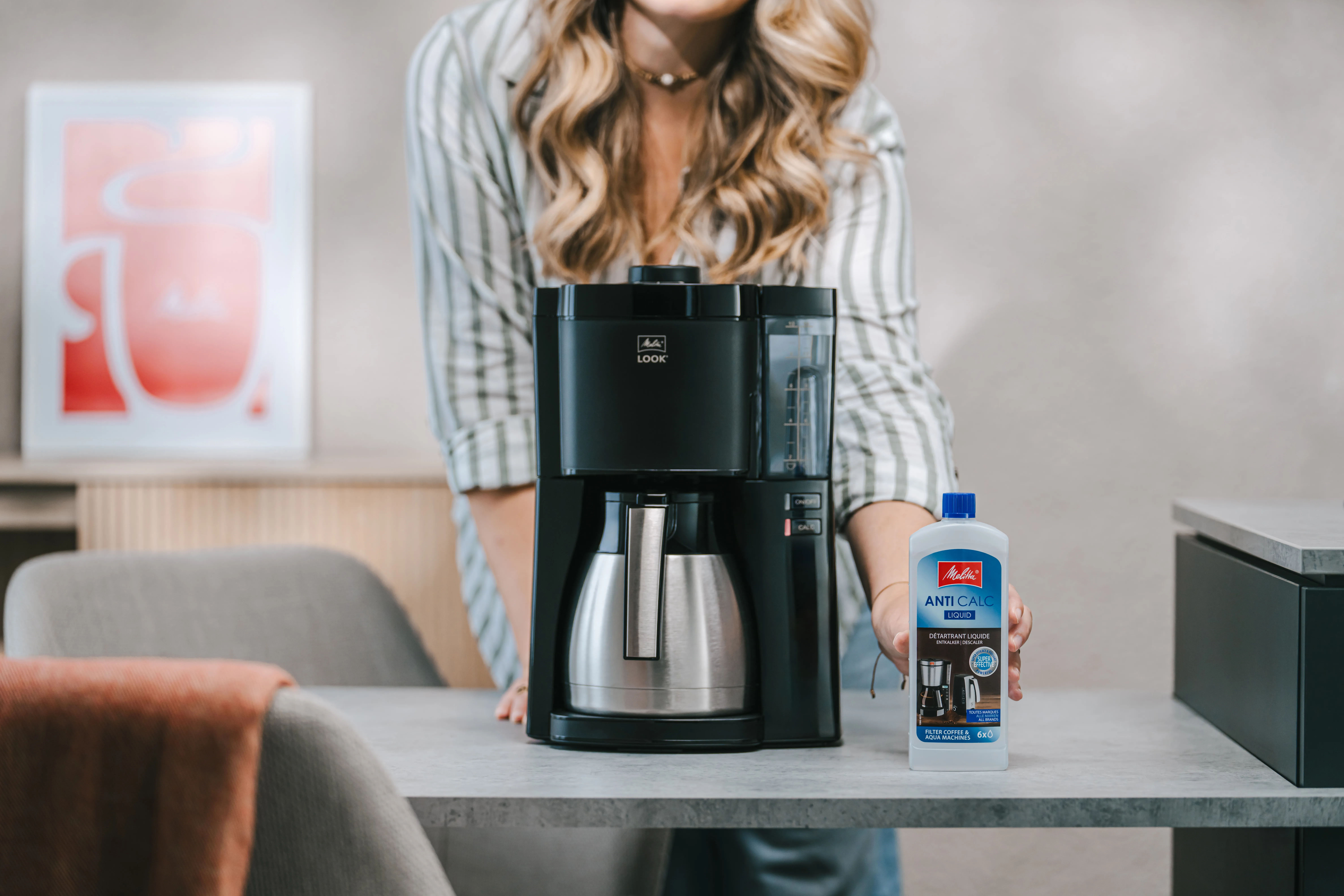 Melitta LOOK Therm 15 cups Coffee Maker, Black
