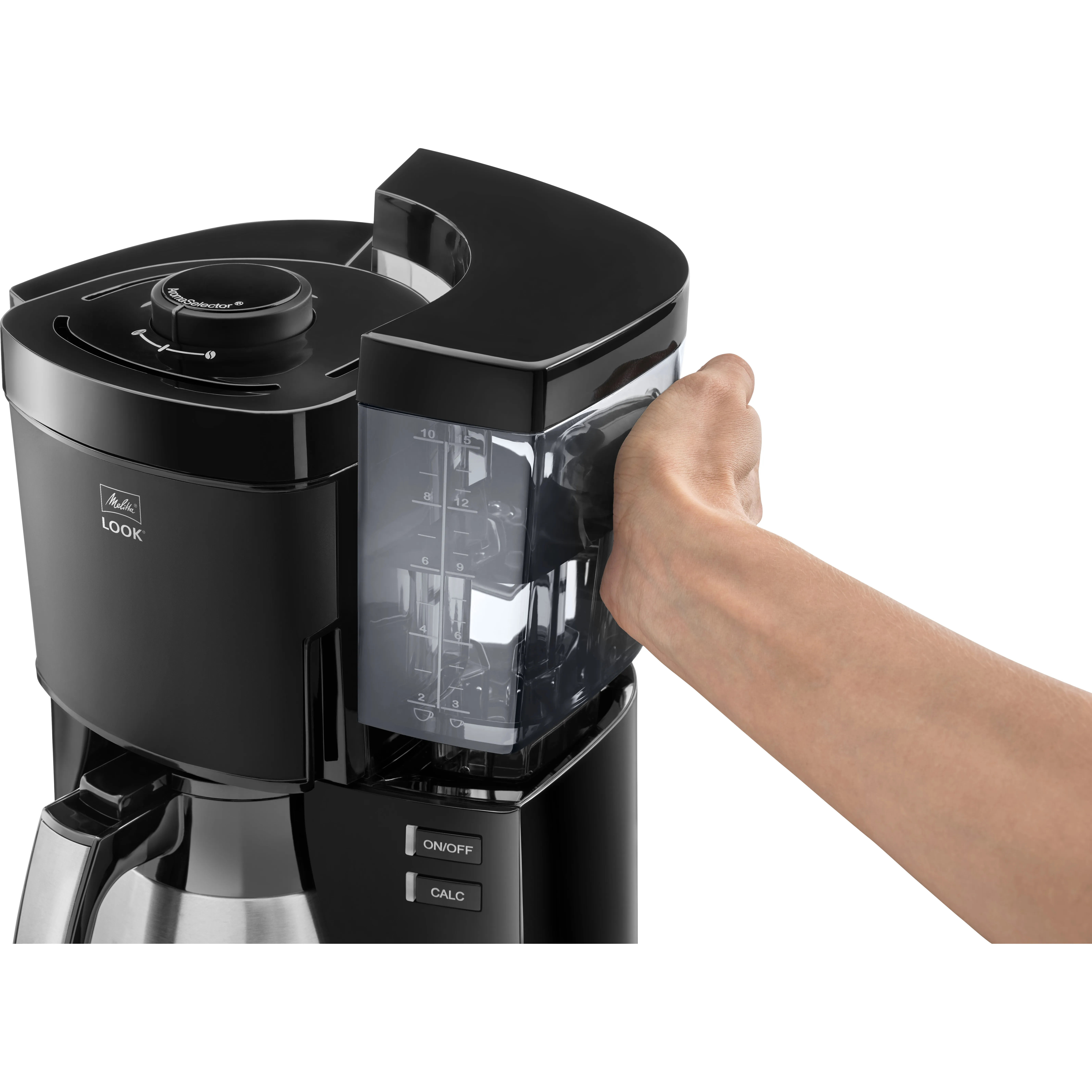Melitta LOOK Therm 15 cups Coffee Maker, Black