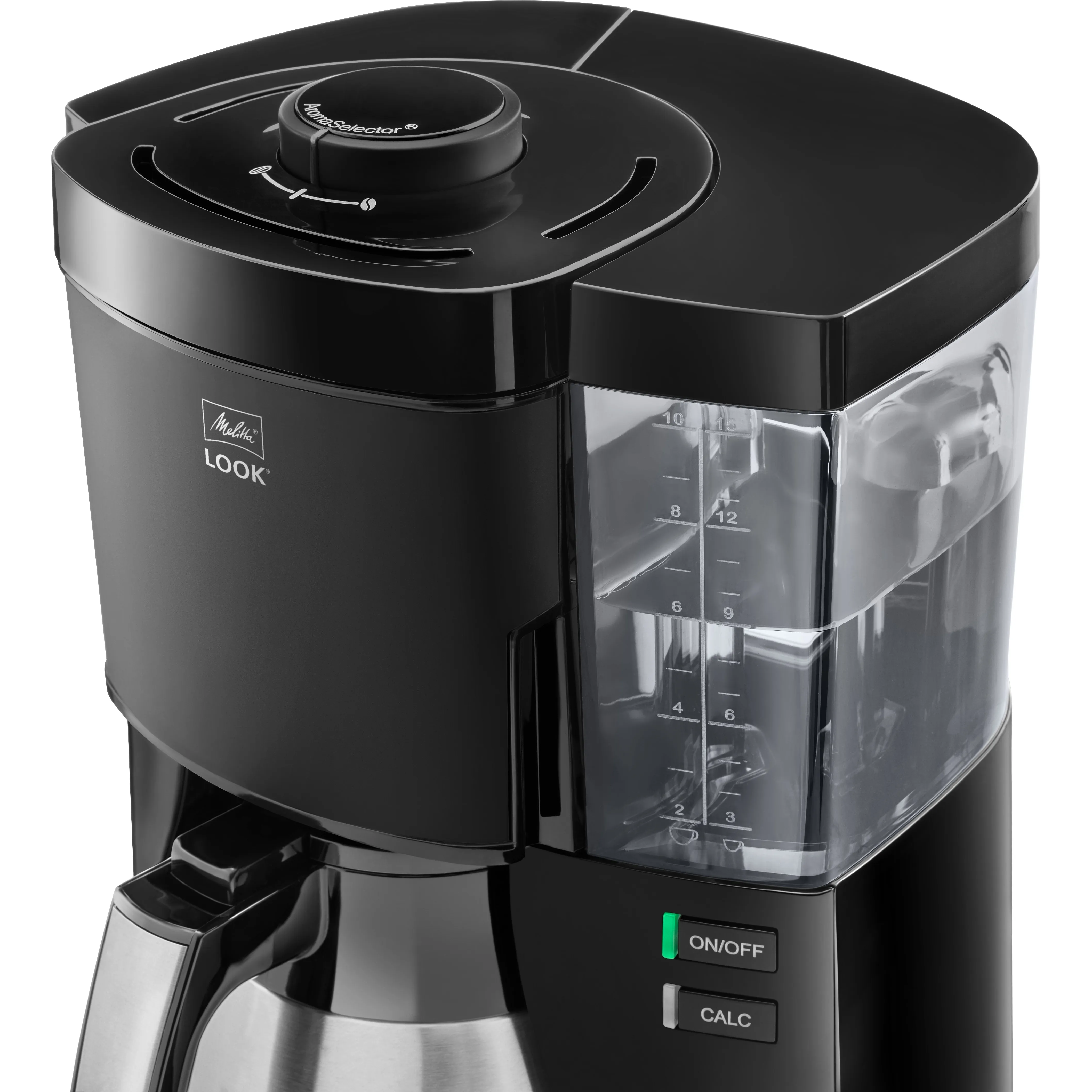 Melitta LOOK Therm 15 cups Coffee Maker, Black