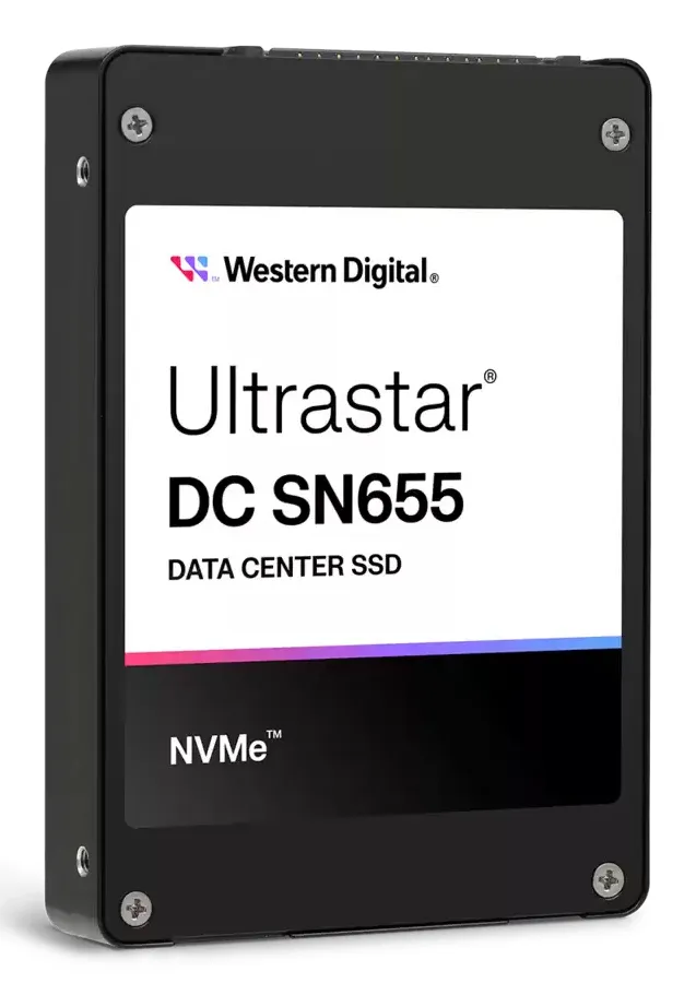 WD Ultrastar DC SN655 3,84 TB, PCIe 4.0, U.3 - SSD