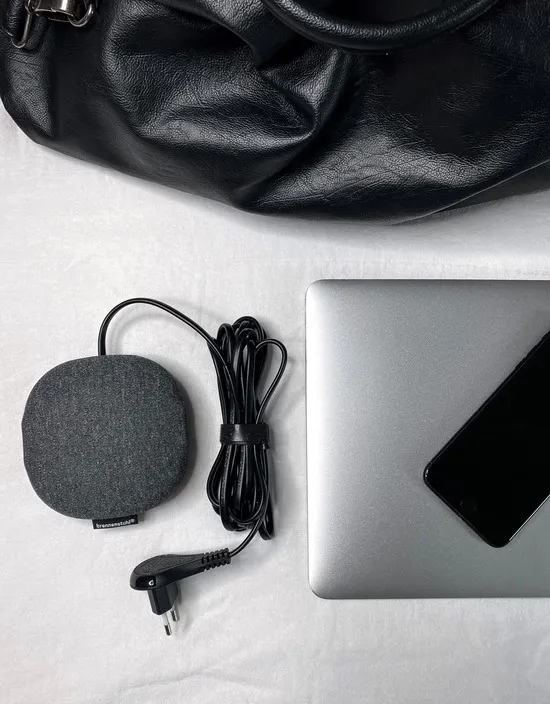 Brennenstuhl Estilo charging station with fabric surface, grey