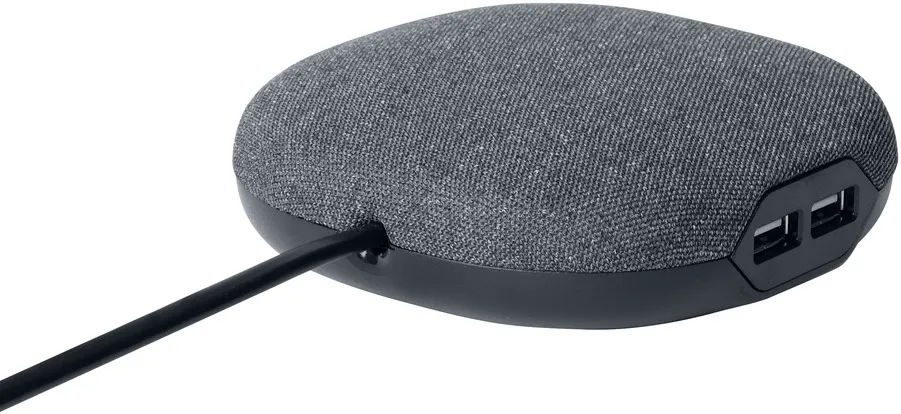 Brennenstuhl Estilo charging station with fabric surface, grey