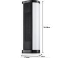 Midea NTH20-17BR PTC Fan Heater, 2000 W, White/Black