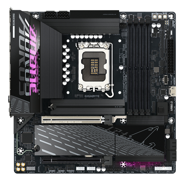 Gigabyte B860M AORUS ELITE WIFI 6E LGA 1851 DDR5 mATX -emolevy