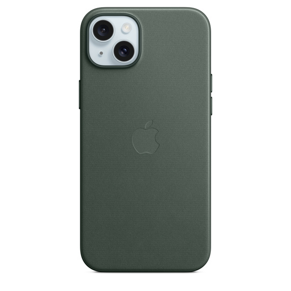Apple iPhone 15 Plus, MagSafe - FineWoven case, Evergreen