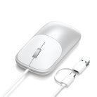 Satechi Slim LX Wired Mouse, Silver