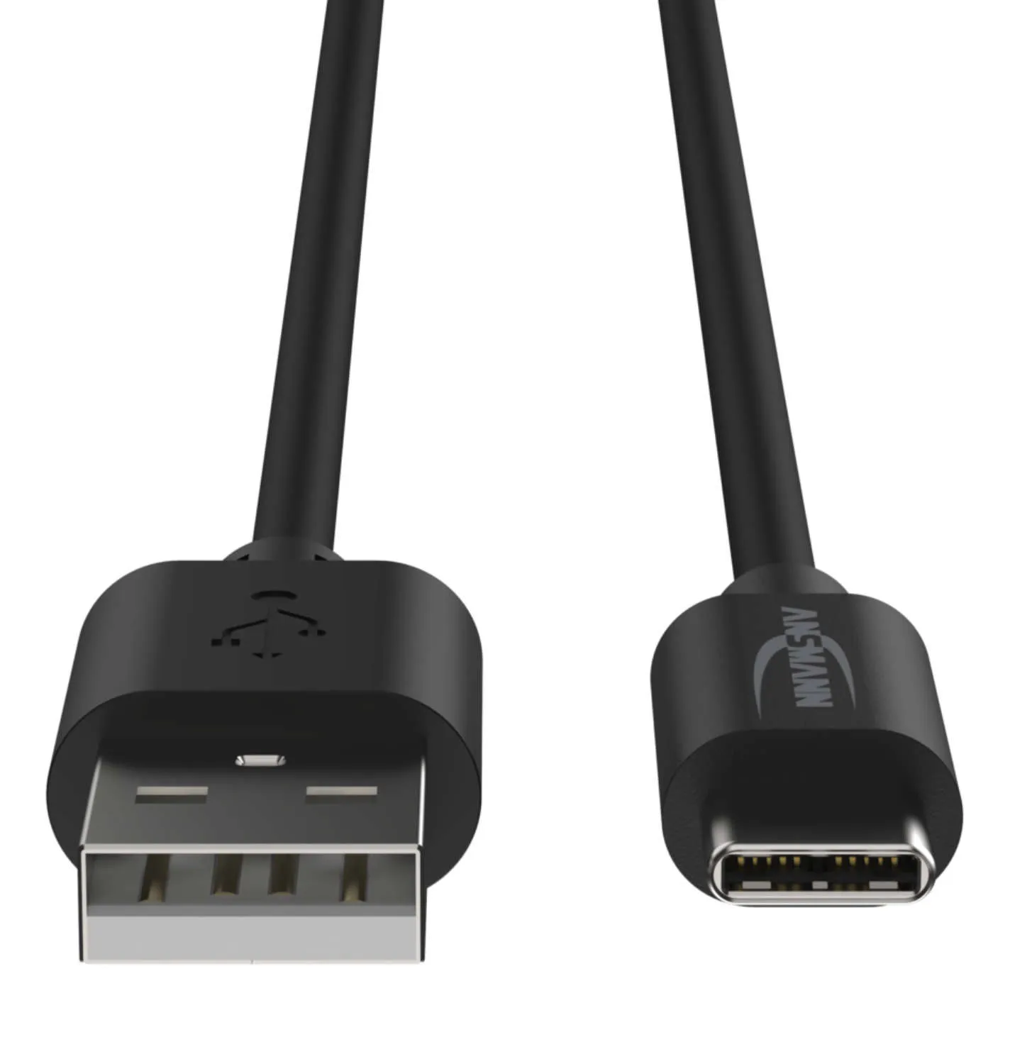 ANSMANN USB-A to USB-C cable, 1 m, Black