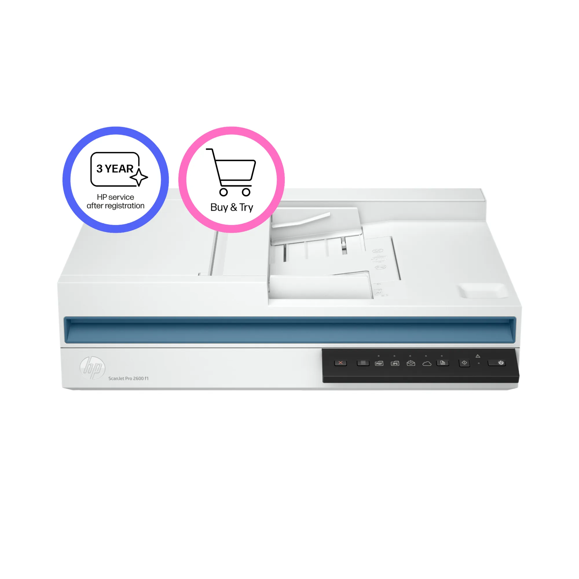 HP ScanJet Pro 2600 f1 Scanner HP SJ Pro 2600 f1 Scanner:Eu Mltlang