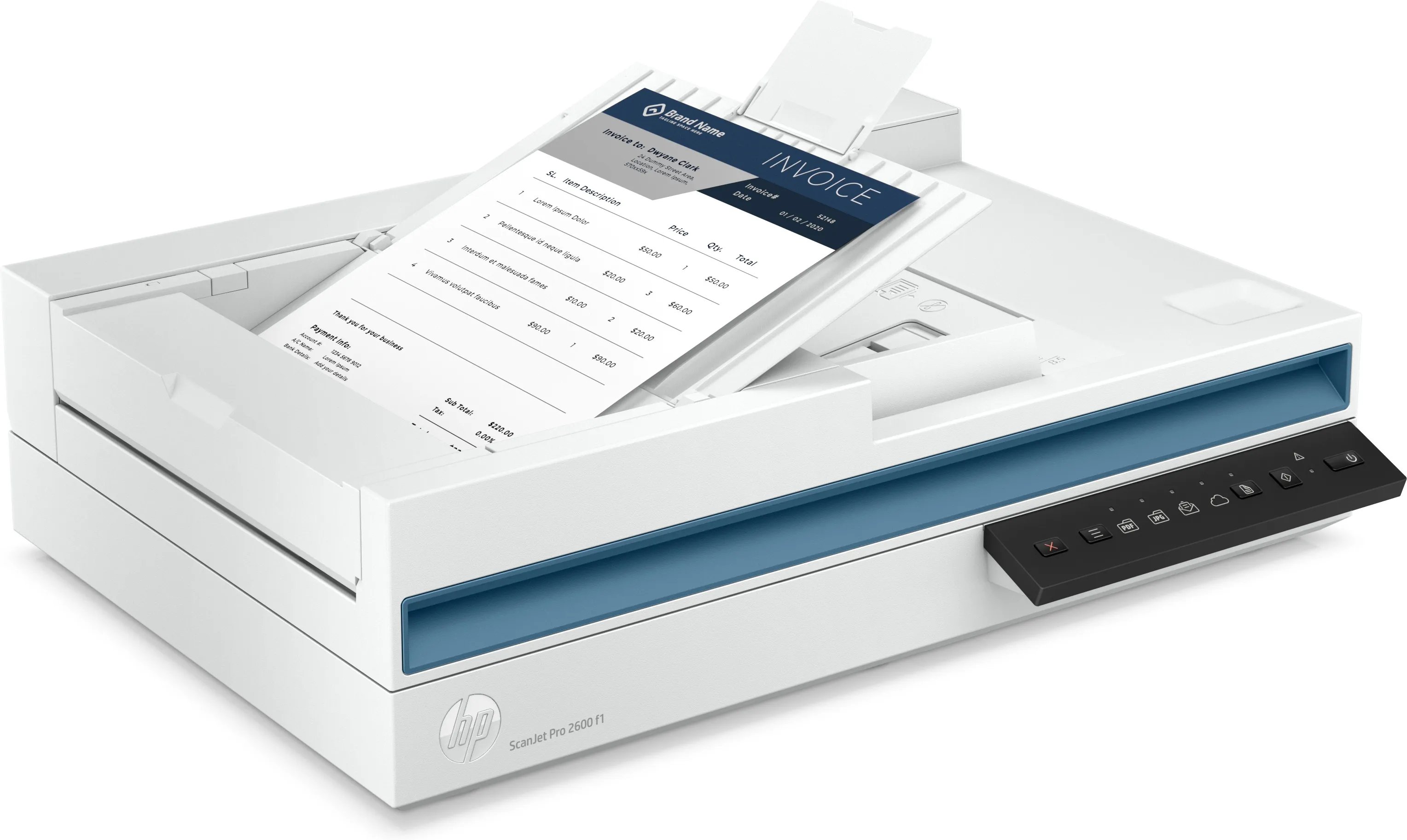 HP ScanJet Pro 2600 f1 Scanner HP SJ Pro 2600 f1 Scanner:Eu Mltlang
