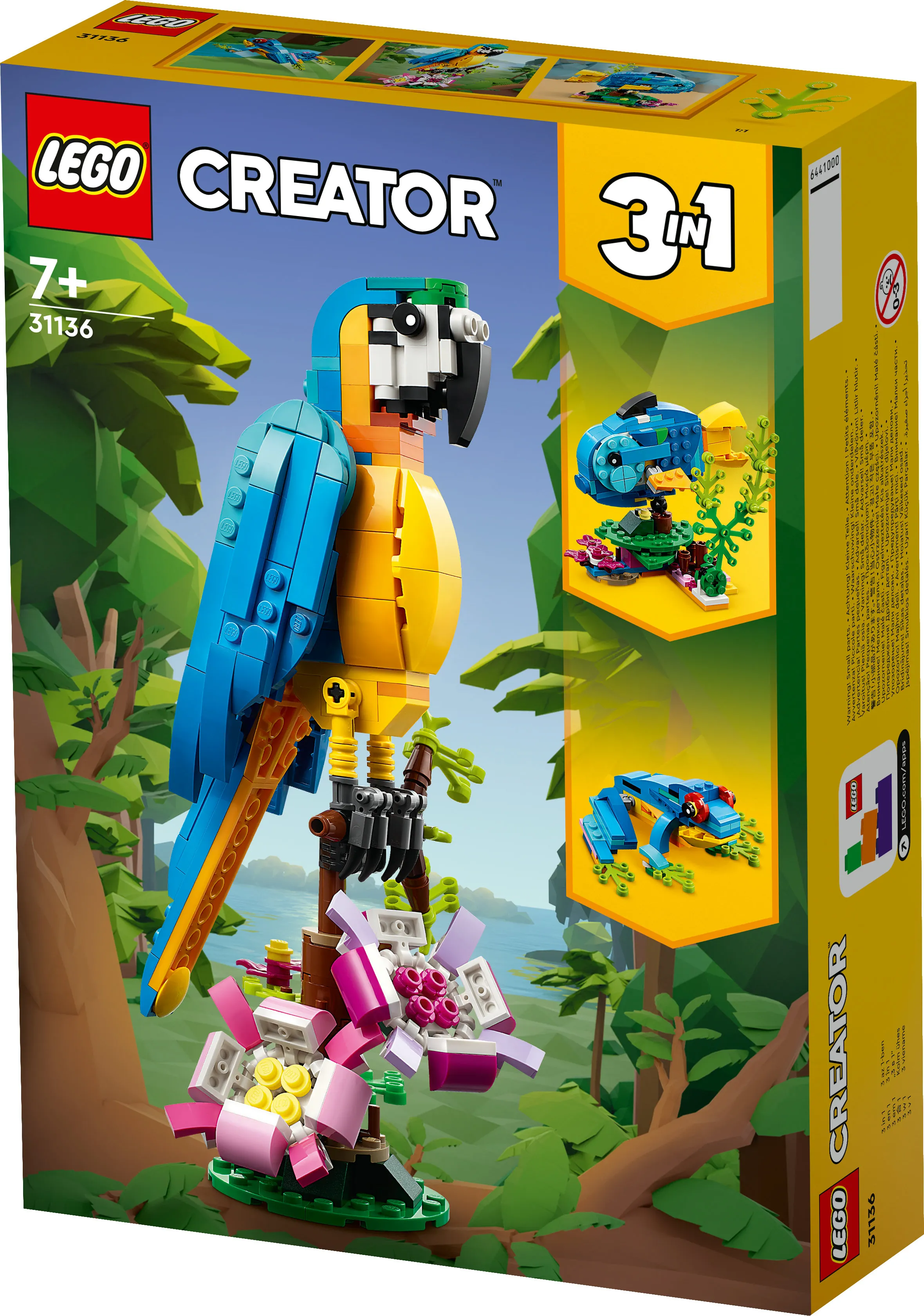 LEGO Creator 3in1 Exotic Parrot 31136