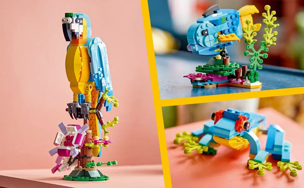 LEGO Creator 3in1 Exotic Parrot 31136