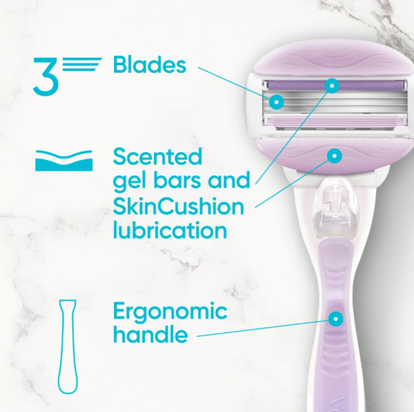 Gillette Venus ComfortGlide Breeze -vaihtoter&auml;t, 8 kappaletta