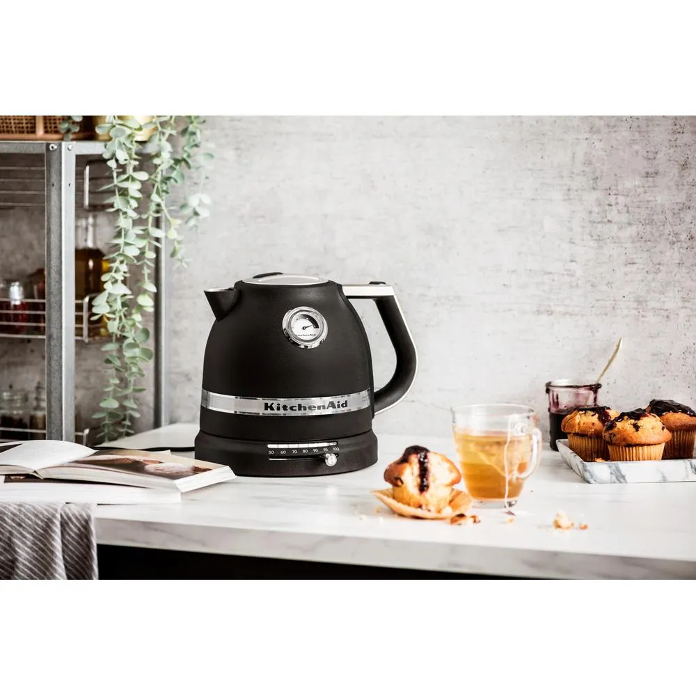 KitchenAid Artisan 5KEK1522EBK vattenkokare, 1,5 l, 2400 W, Black Cast Iron