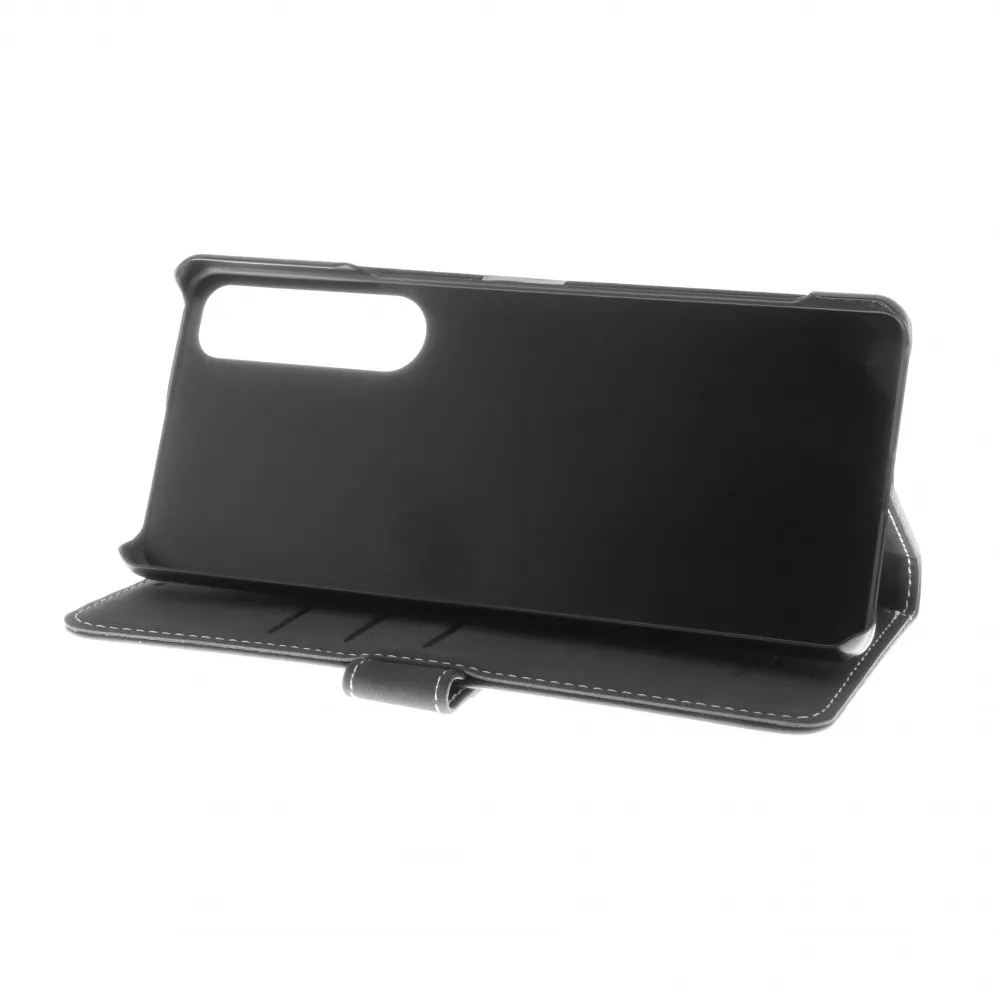 Insmat Flip Case, Xperia 1 IV - plånboksfodral, Svart