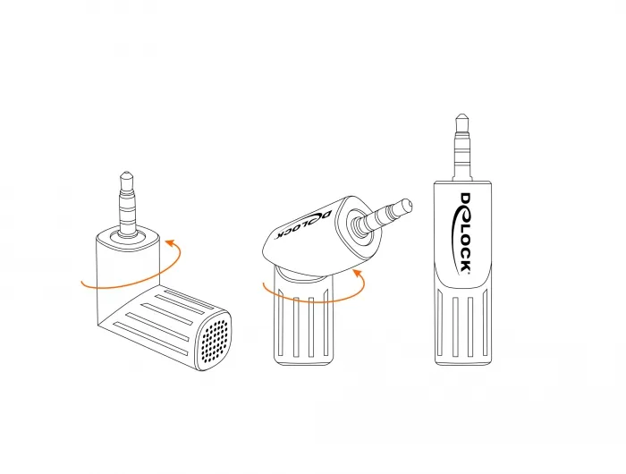 Delock Kondensatormikrofon enkelriktad f&ouml;r Smartphone / l&auml;splatta 3,5