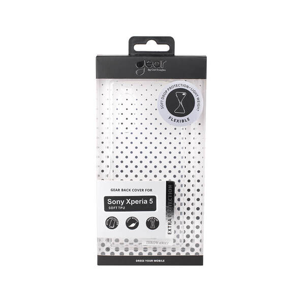 GEAR TPU, Xperia 5 - fodral, Transparent