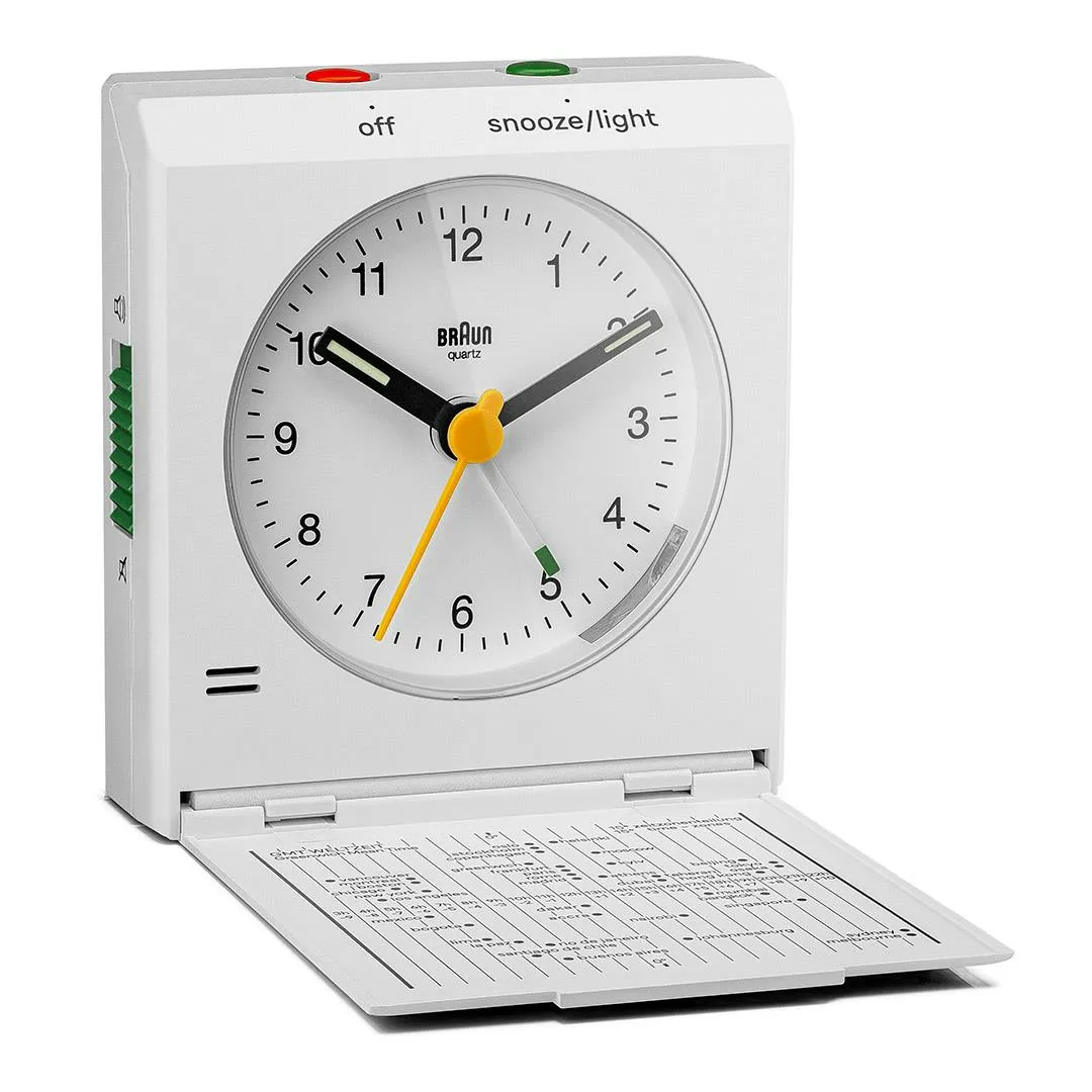 Braun BC 05 W Q - travel alarm clock, White
