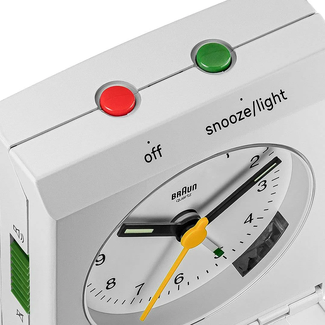 Braun BC 05 W Q - travel alarm clock, White