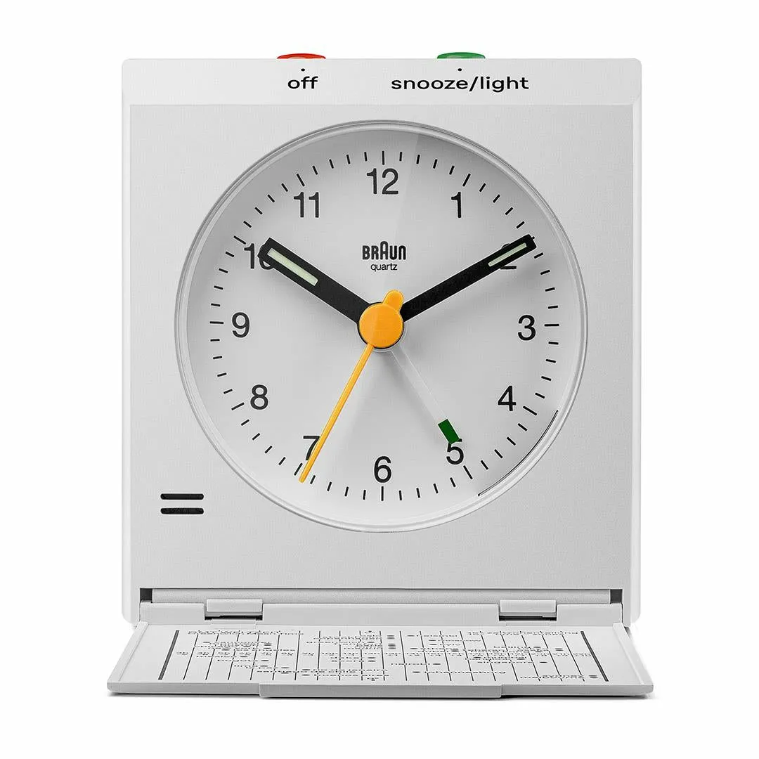 Braun BC 05 W Q - travel alarm clock, White