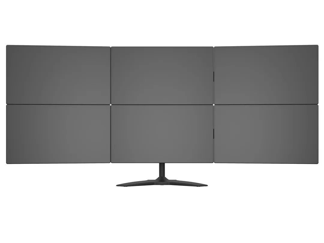 Multibrackets VESA Desktopmount Triple Stand tillbeh&ouml;r, f&ouml;r 3 sk&auml;rmar, 15-24", 8 kg, svart