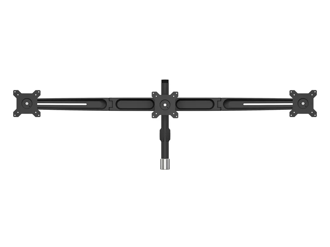 Multibrackets VESA Desktopmount Triple Stand tillbeh&ouml;r, f&ouml;r 3 sk&auml;rmar, 15-24", 8 kg, svart