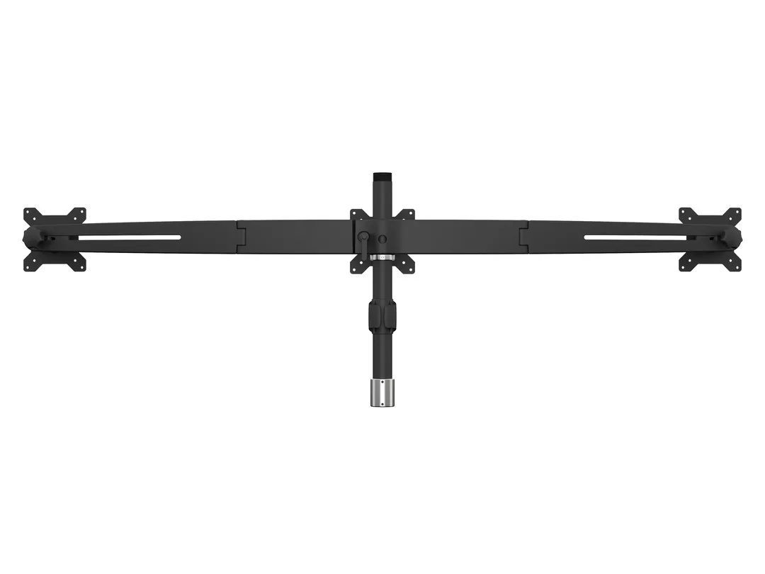 Multibrackets VESA Desktopmount Triple Stand tillbeh&ouml;r, f&ouml;r 3 sk&auml;rmar, 15-24", 8 kg, svart