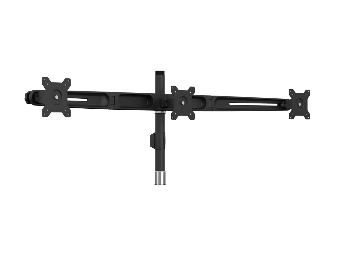 Multibrackets VESA Desktopmount Triple Stand tillbeh&ouml;r, f&ouml;r 3 sk&auml;rmar, 15-24", 8 kg, svart