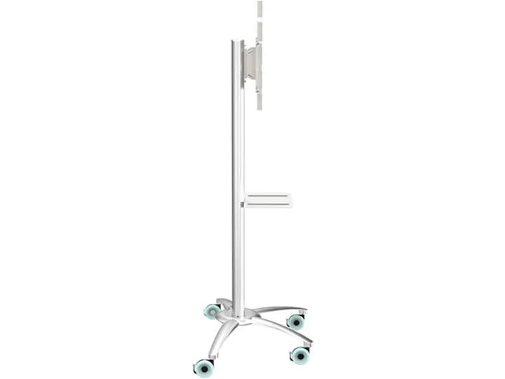 Multibrackets M Public Display Stand Codec Shelf - Hylly tuotteelle henkil&ouml;kohtainen tietokone/DVD-soitin - ter&auml;s - hopea - lattiajalustaan asennettava