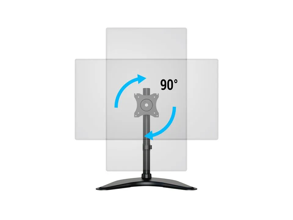 Multibrackets M Deskstand Basic Single, -monitor arm, black, 15&quot;-27&quot;, 10kg