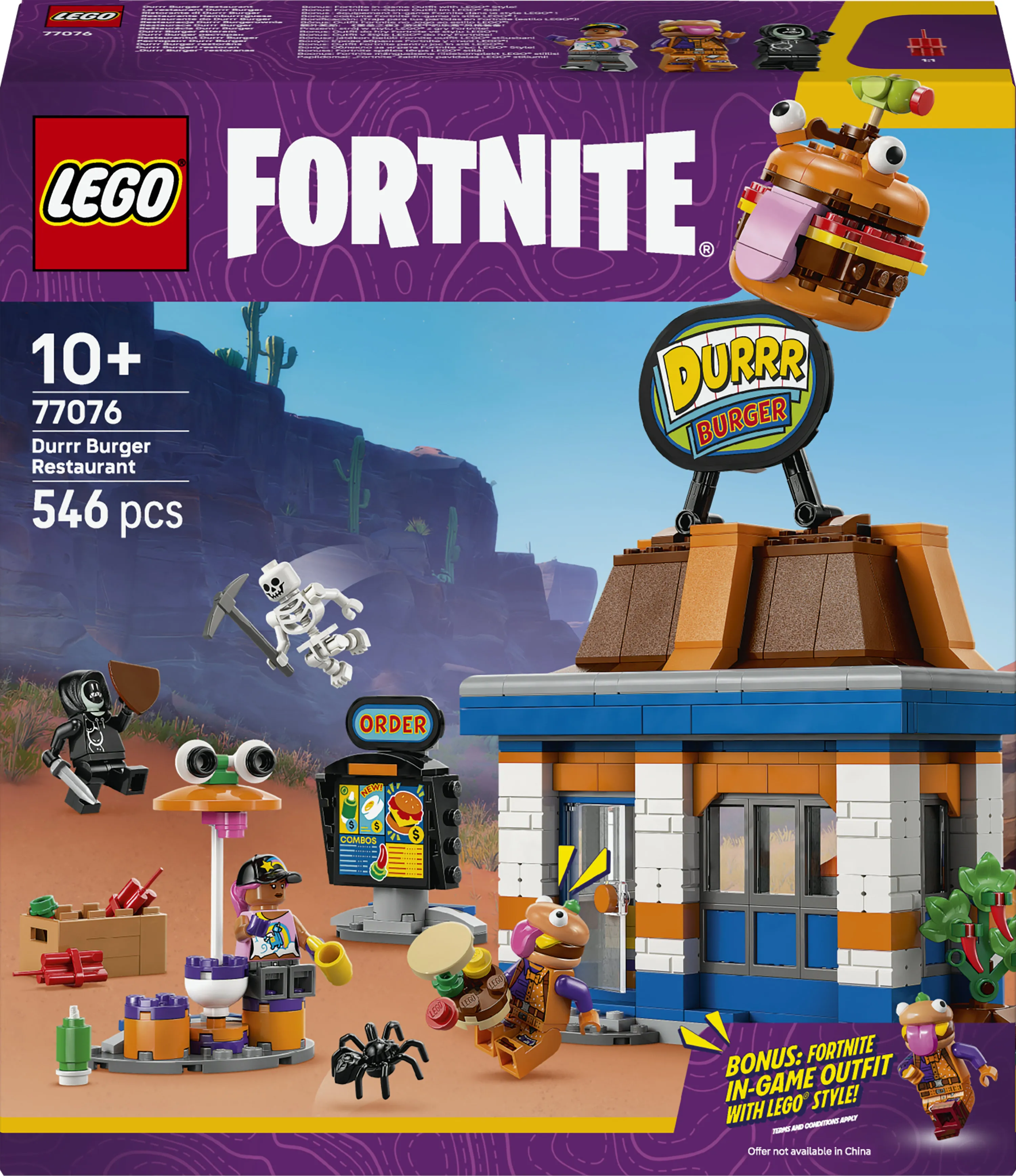 LEGO Fortnite Durrr Burger ravintola 77076