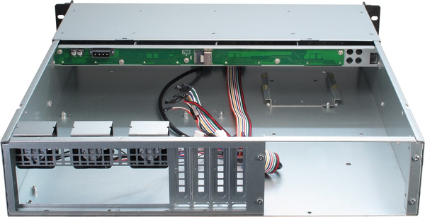 Inter-Tech IPC 2U-2404L Rackversion Micro-ATX Ingen str&oslash;mforsyning Sort