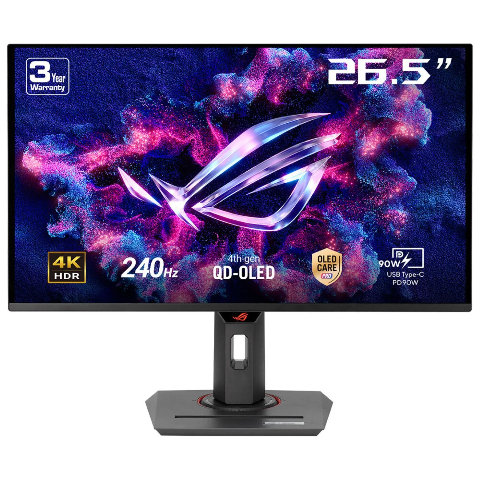 ASUS ROG Strix XG27UCDMG 27" 4K UHD, OLED Gaming Monitor with USB-C hub