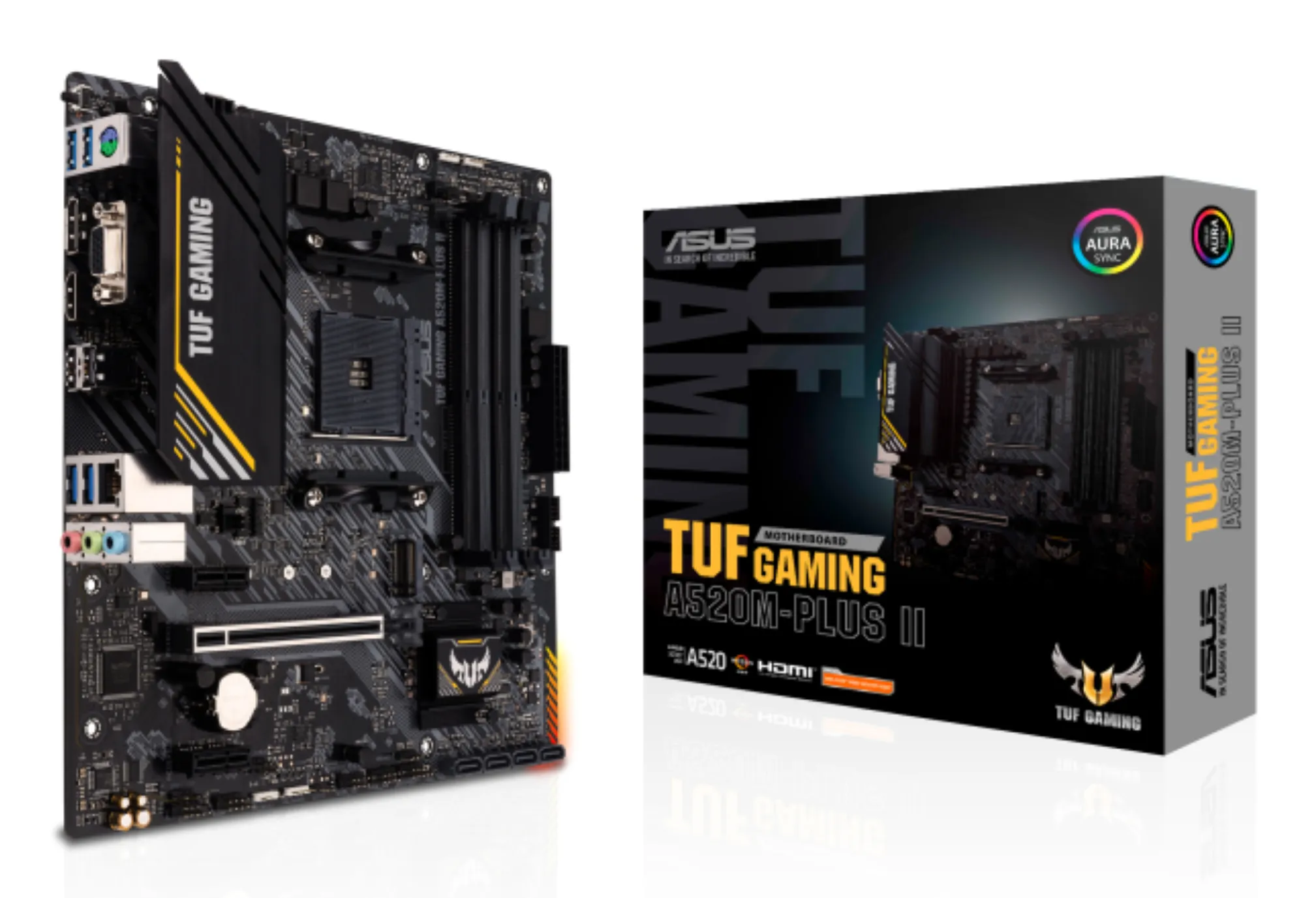 Asus TUF Gaming A520M-PLUS II mATX-emolevy
