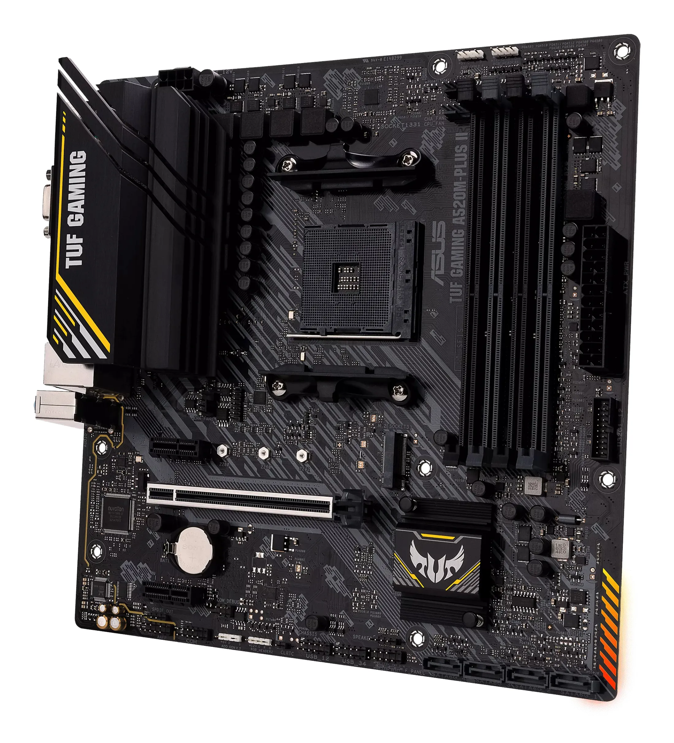 Asus TUF Gaming A520M-PLUS II mATX-emolevy
