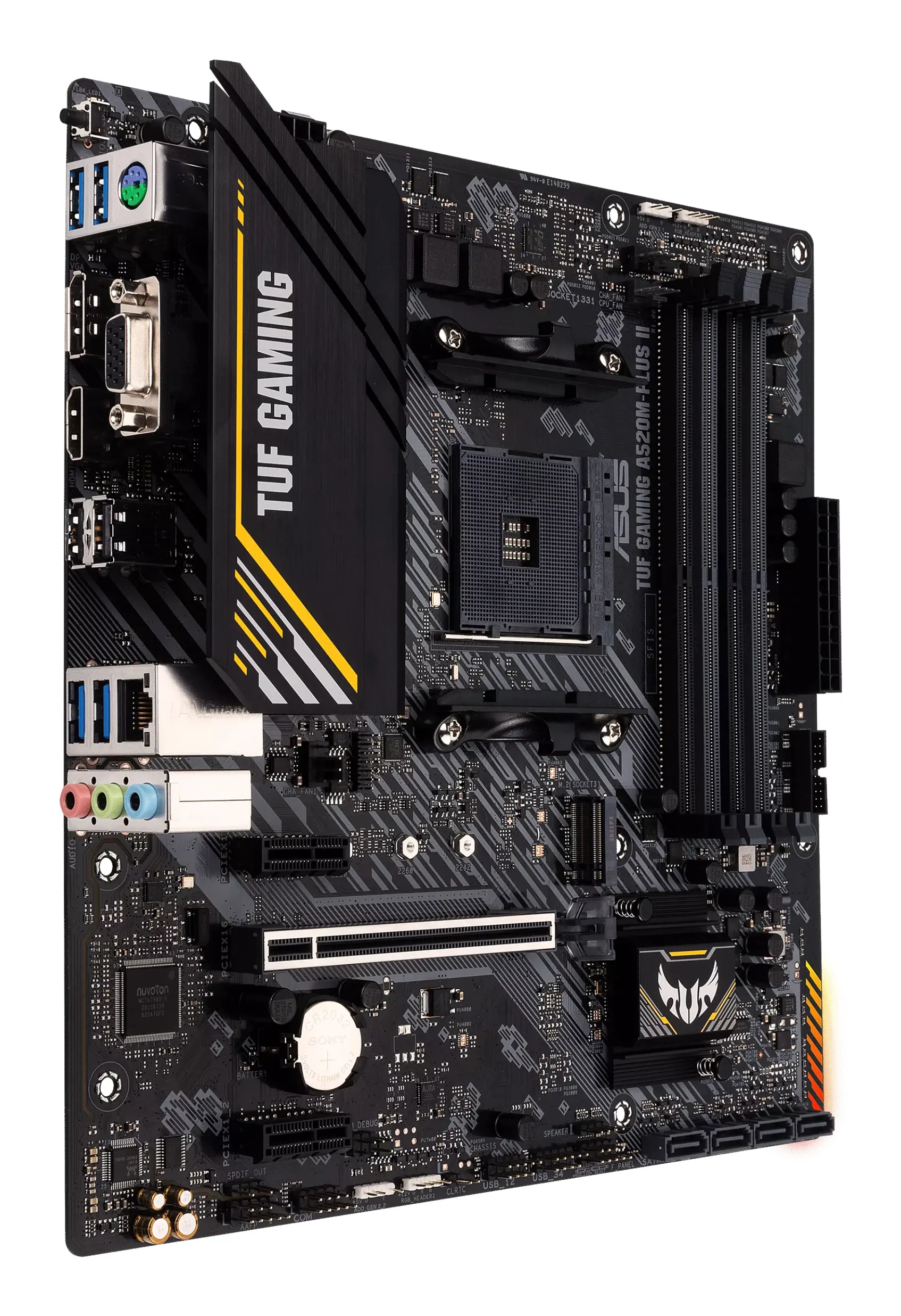 Asus TUF Gaming A520M-PLUS II mATX-emolevy