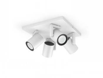 Philips HUE ARGENTA PLATE/SPIRAL WHITE 4X5.7W 240V