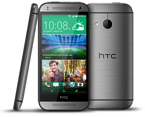 HTC One Mini 2 - 4G - 16 Gt + microSDXC paikka - 4.5&quot; - 1280 x 720 pikseli&auml; - 13 megapikseli&auml; - Android - gunmetal gray