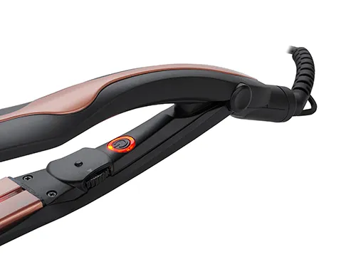 Adler AD 2318 Infrared Ceramic Hair Straightener, Warm Black/Coral