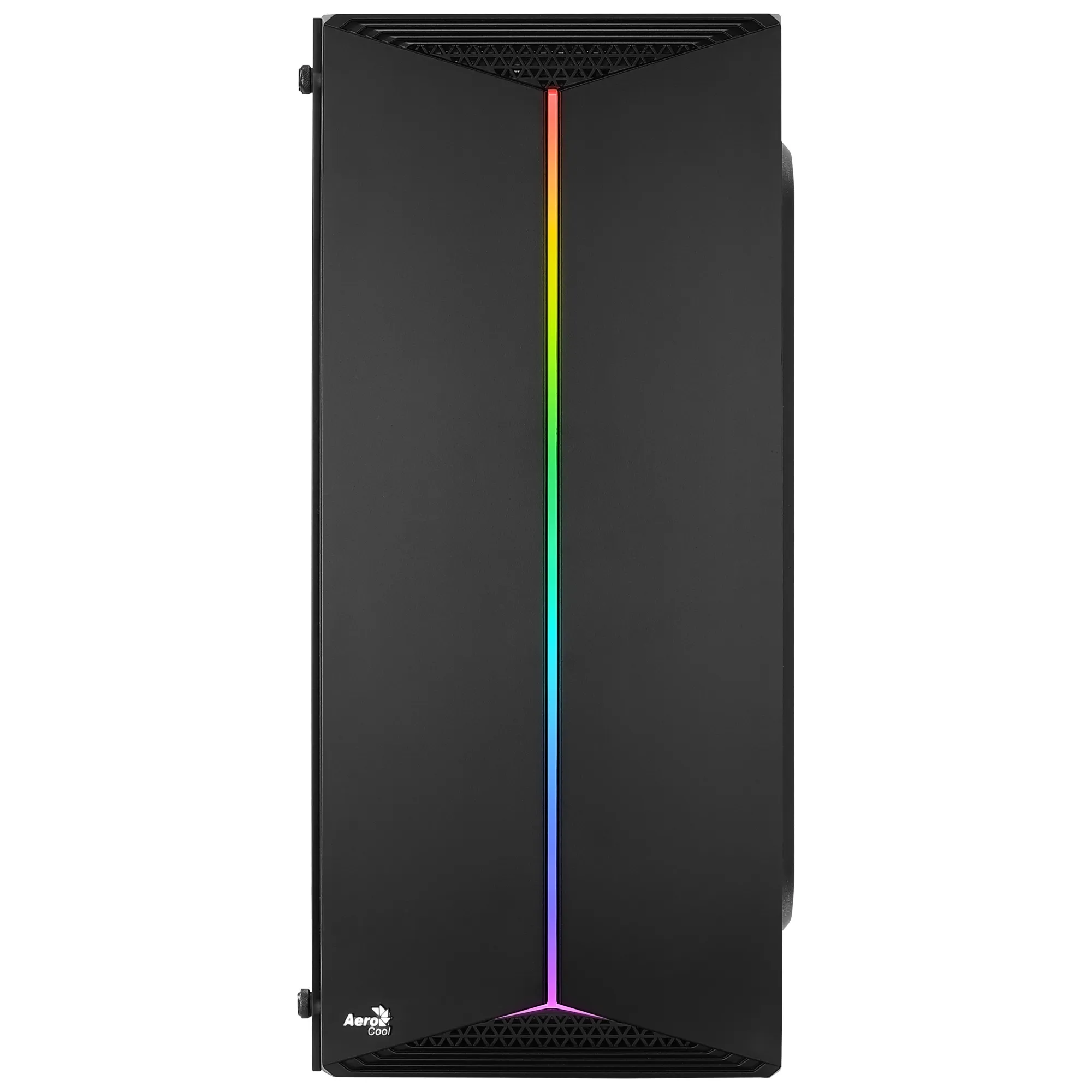 Aerocool Split -miditornikotelo RGB-valaistuksella, musta