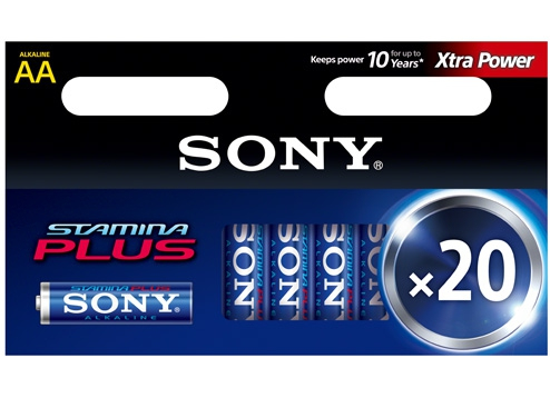 SONY Stamina Plus, LR06 / AA batteries, alkaline, 1,5V, 20pcs