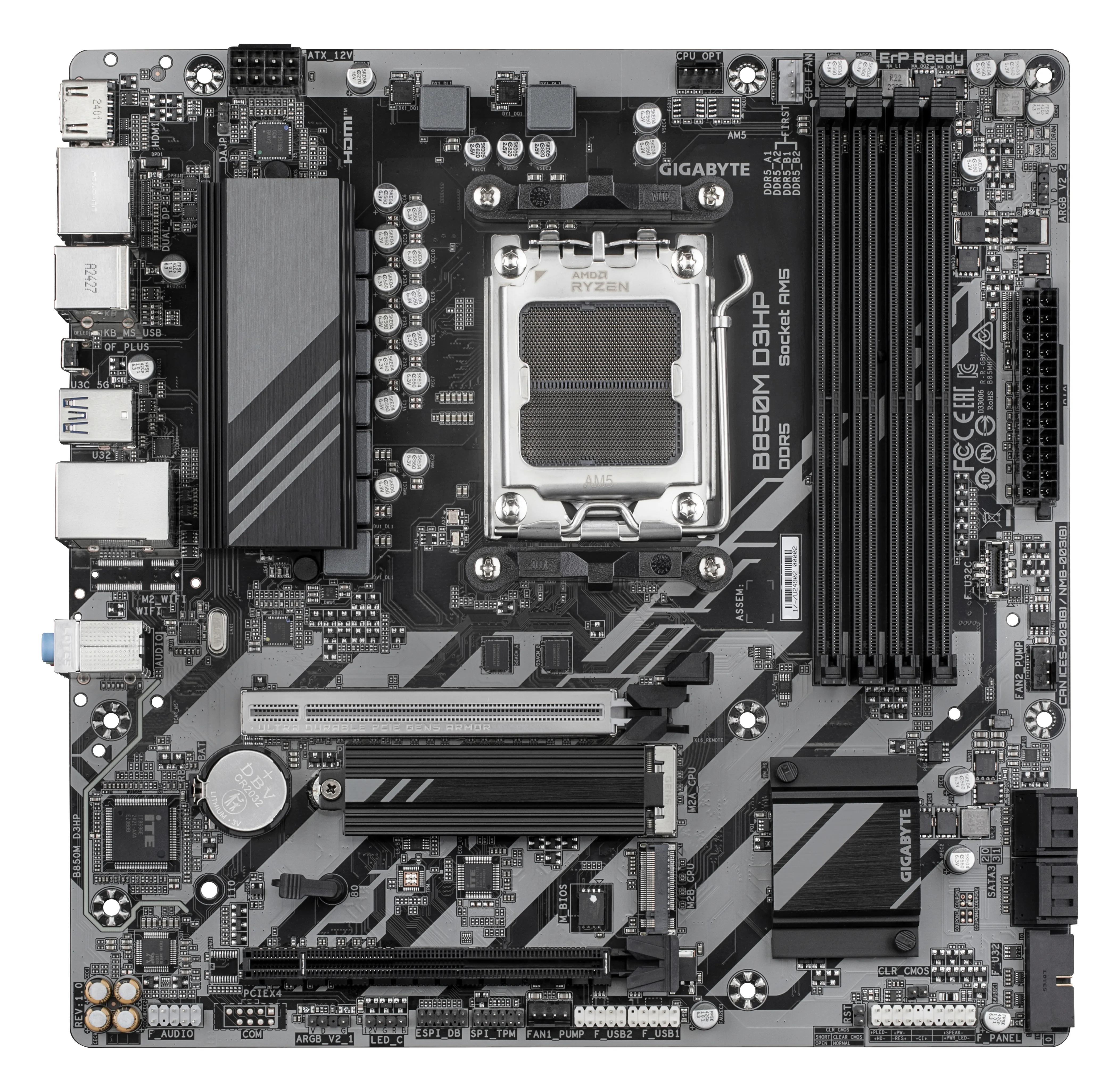 Gigabyte B850M D3HP AM5 mATX - moderkort