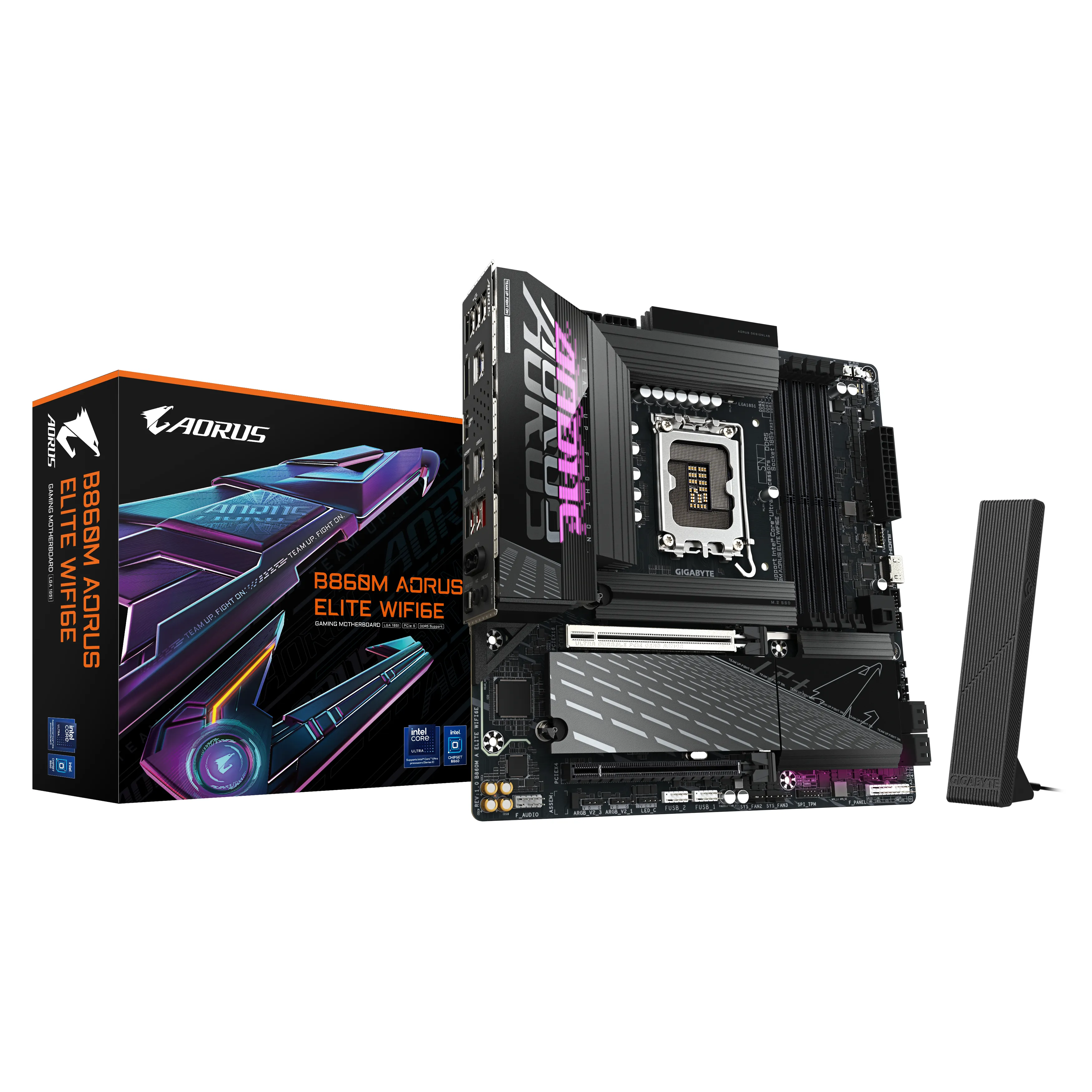 Gigabyte B860M AORUS ELITE WIFI 6E LGA 1851 DDR5 mATX -emolevy